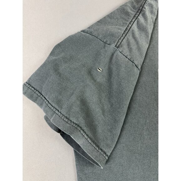 Rare Vintage 90s New York City NYC Black Faded Shirt Stitched Logo Spell Out XL - Picture 8 of 10